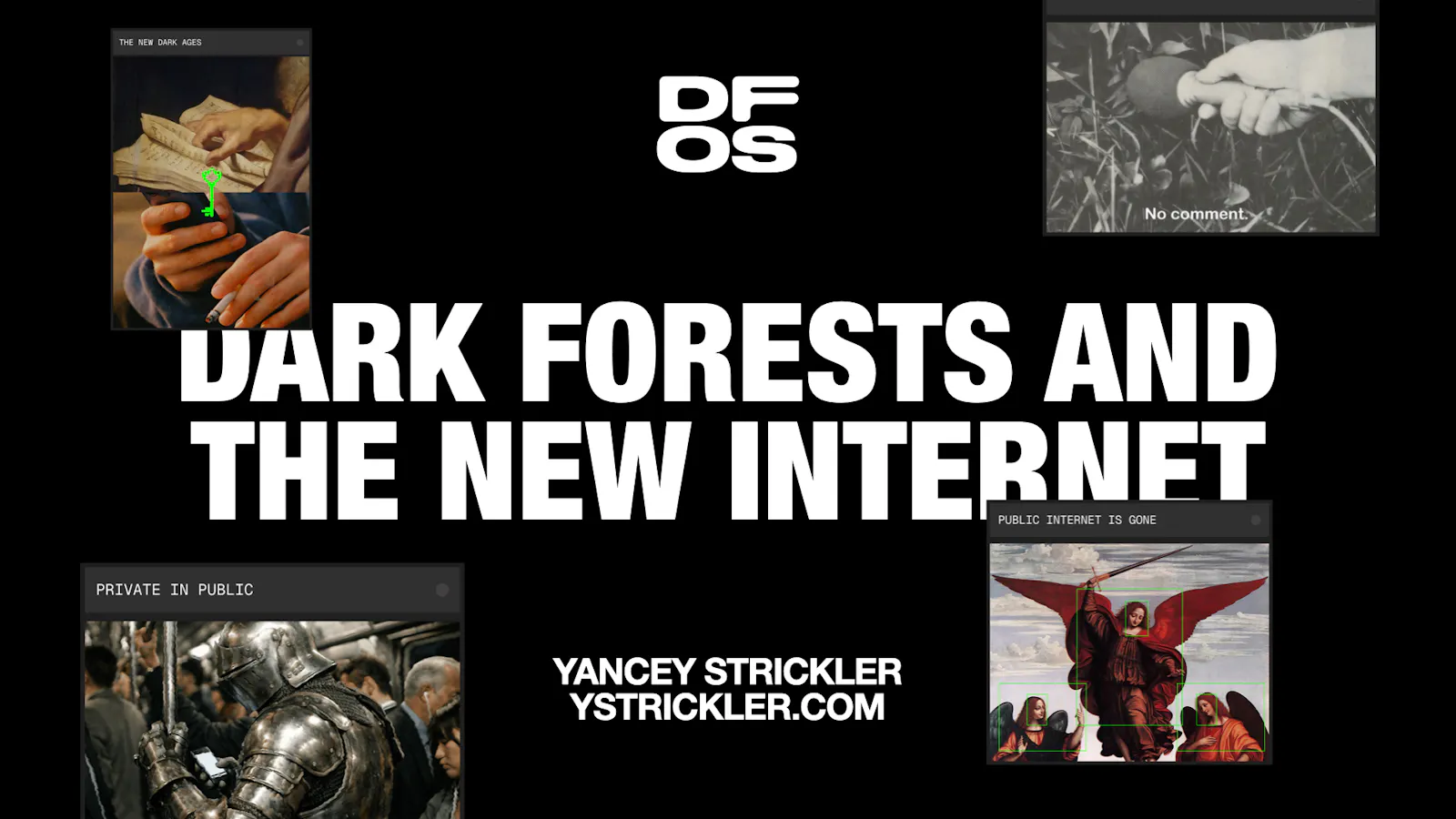 Dark Forests and the new internet