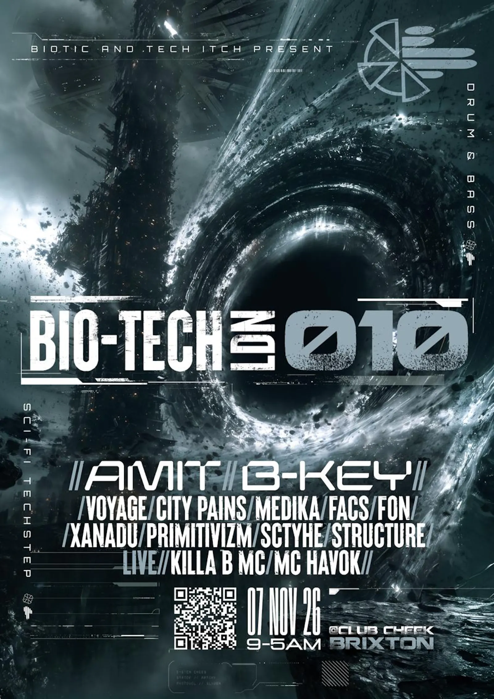 BIO-TECH LDN 010 feat. Amit & B-Key - 07Nov26