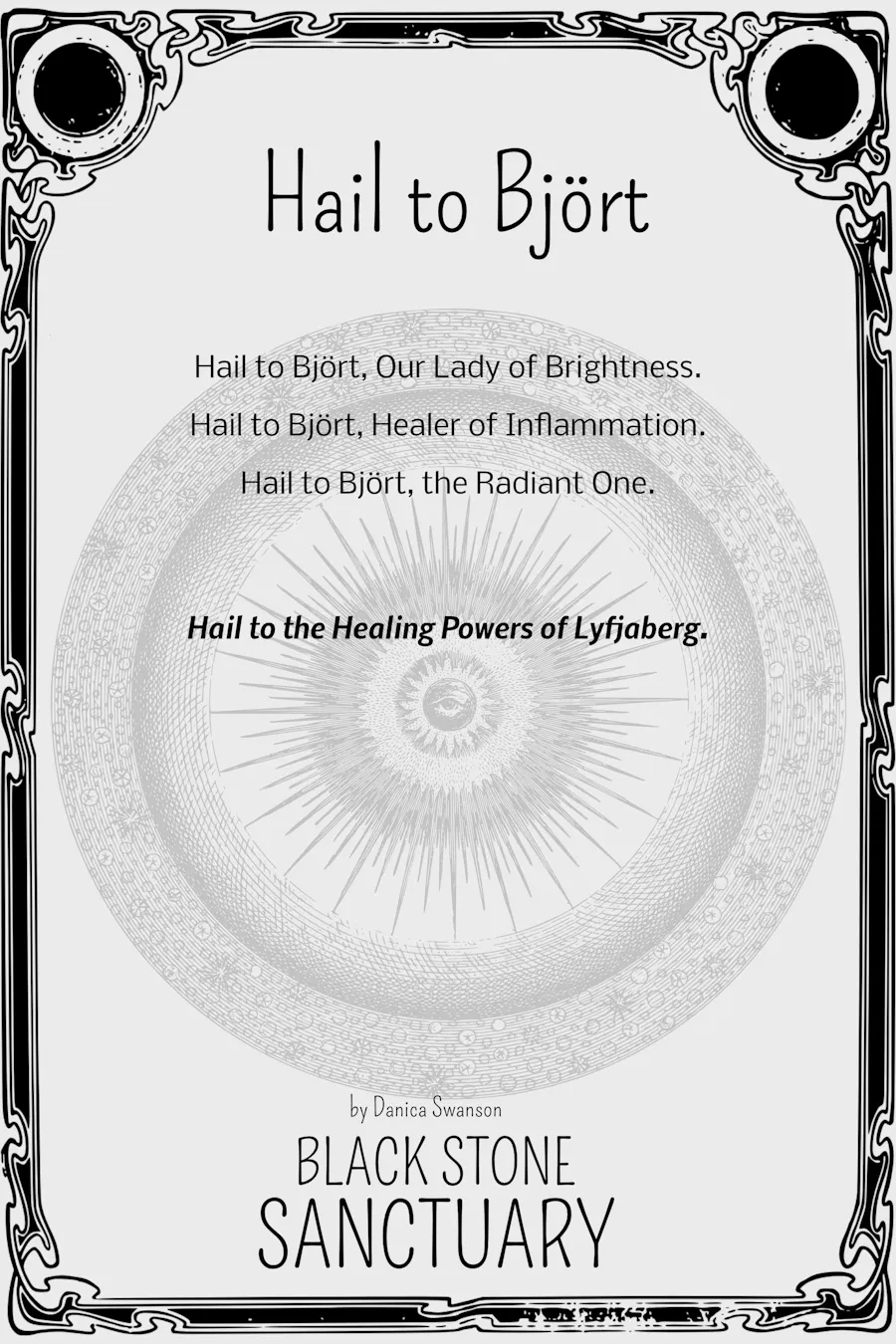 Björt Prayer Printable