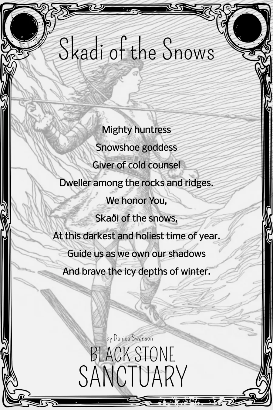 Skadi of the Snows Prayer