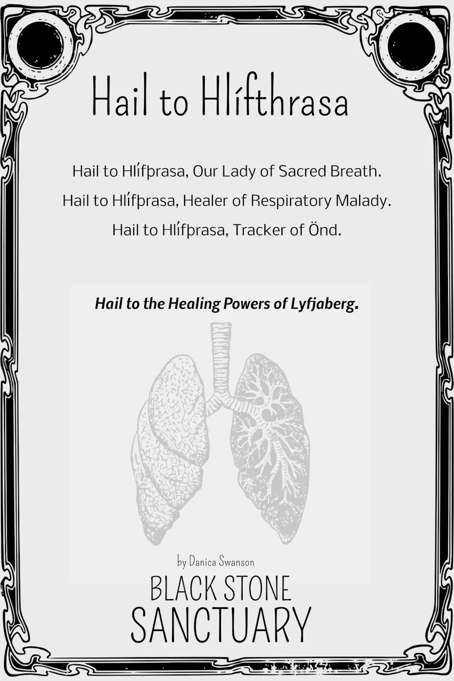 Hlifthrasa Prayer Printable